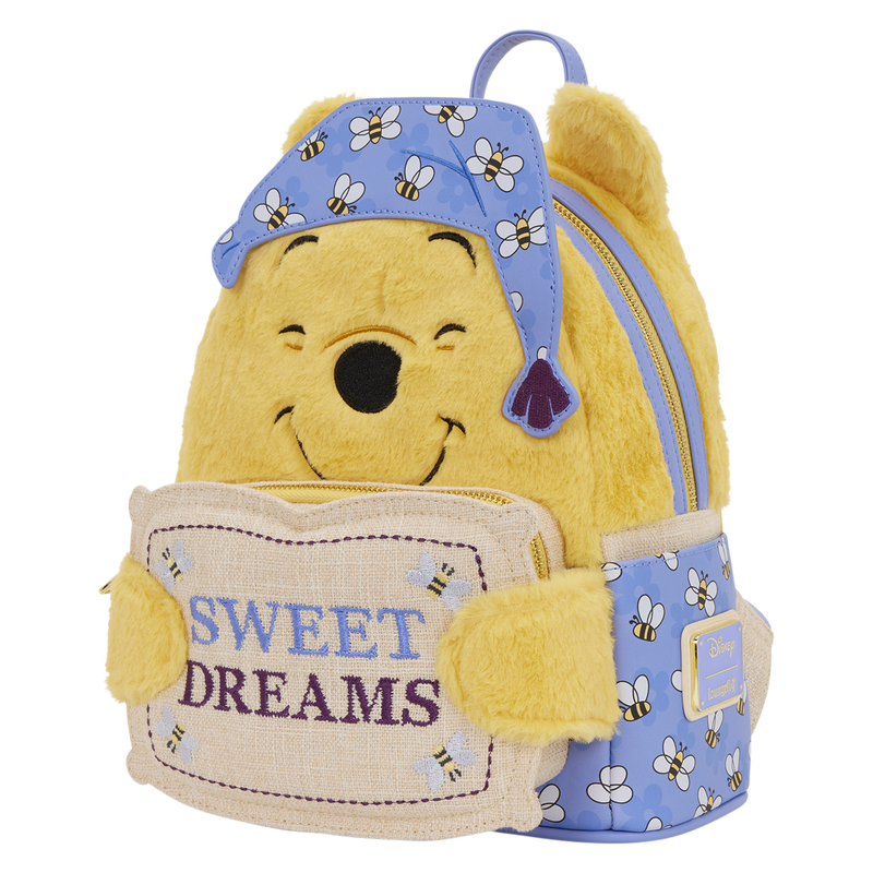Winnie the Pooh Sweet Dreams Pajamas Plush Cosplay Mini Backpack Loungefly Disney