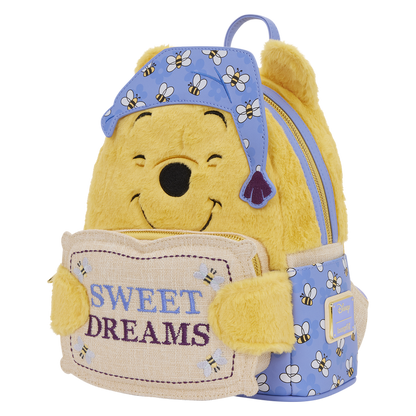 Winnie the Pooh Sweet Dreams Pajamas Plush Cosplay Mini Backpack Loungefly Disney