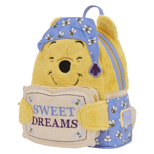 Winnie the Pooh Sweet Dreams Pajamas Plush Cosplay Mini Backpack - alternate view 2