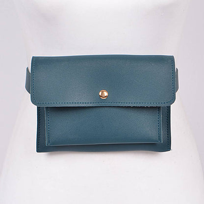 Plain Fanny Pack: Burgundy