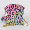 Multi Leopard Color Cellphone Bag: Multicolor