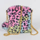 Multi Leopard Color Cellphone Bag: Multicolor