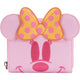 Minnie Mouse Pastel Pink Ghost Minnie Glow-in-the-Dark Zip-Around Wallet Loungefly Disney