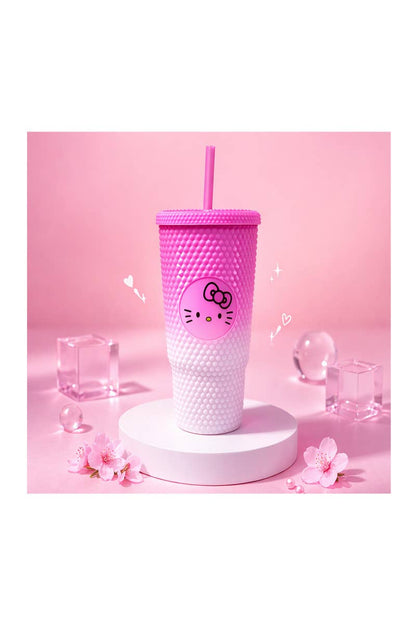 UPD WAA8MPSGE Hello Kitty Pink Ombre Tumbler Cup - 4 pcs