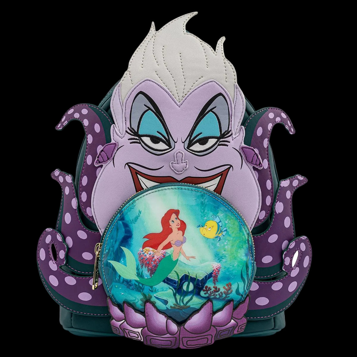 The Little Mermaid Ursula Crystal Ball Mini Backpack