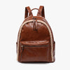 Sherpa Trim Backpack – Front Pocket Vegan Bag | BP2420 : Brown