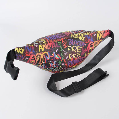 Graffiti Fanny Pack: Multicolor