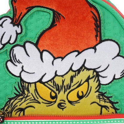 Loungefly How the Grinch Stole Christmas Grinch Christmas Sweater Mini Backpack - Limited Edition Exclusive
