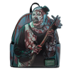 Loungefly Terrifier mini backpack with Art the Clown artwork on the front