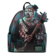 Loungefly Terrifier mini backpack with Art the Clown artwork on the front