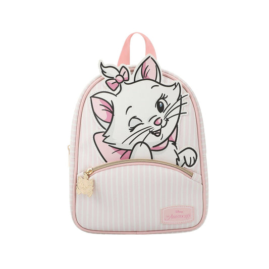 Aristocats Marie Winking Pink & White 10.5" Mini PU Backpack