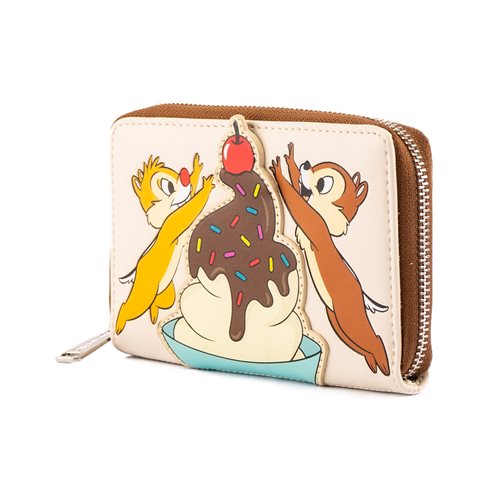 Chip 'n Dale Sweet Treats Zip-Around Wallet interior