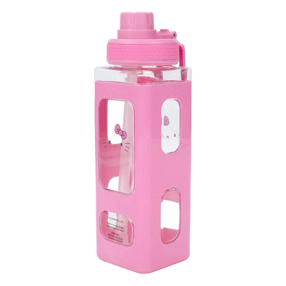 Hello Kitty 24 oz. Square Silicone Sleeve Water Bottle