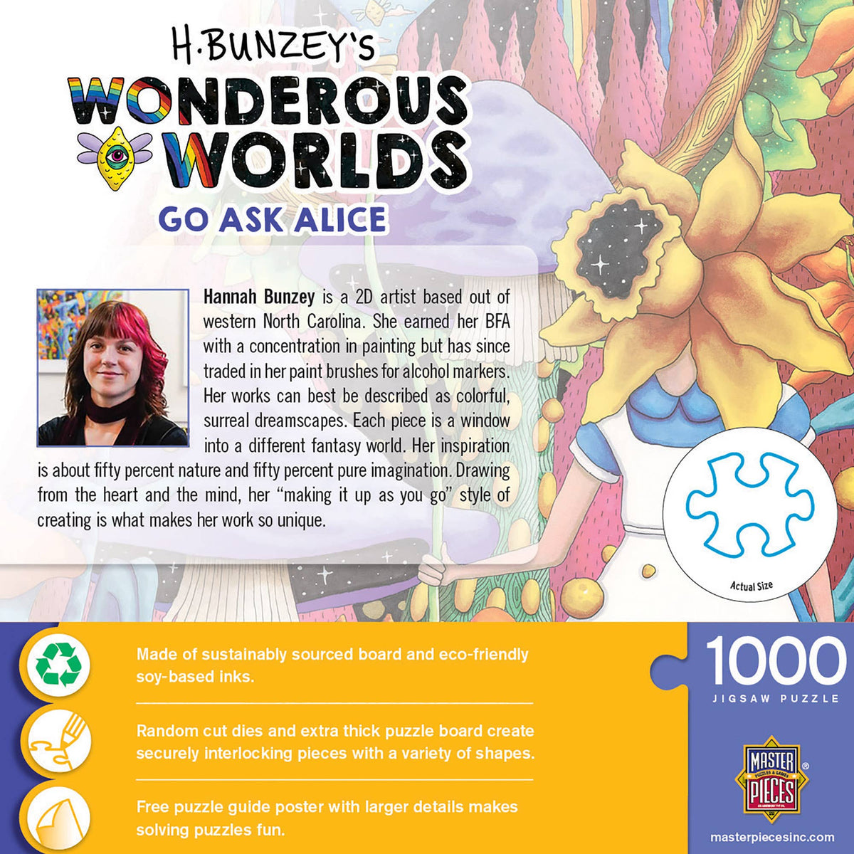 Wonderous Worlds - Go Ask Alice 1000 Piece Puzzle