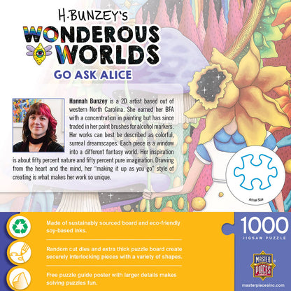 Wonderous Worlds - Go Ask Alice 1000 Piece Puzzle