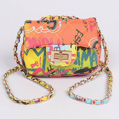Multi Fonts Gradient Clutch: Camel