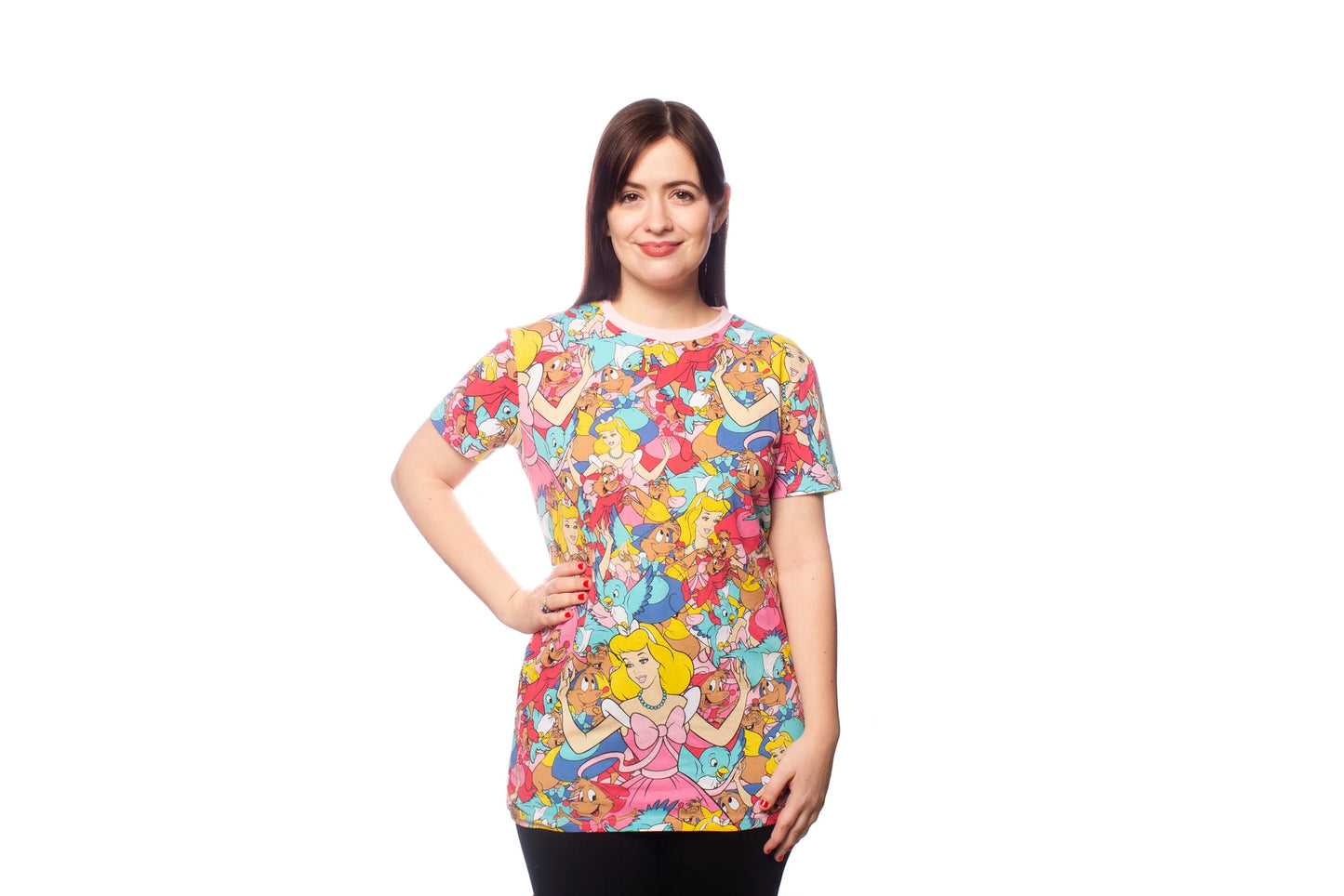 CakeWorthy Disney Cinderella All Over Print T-Shirt