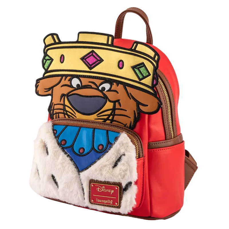 Backpack with cartoon character design on a white background