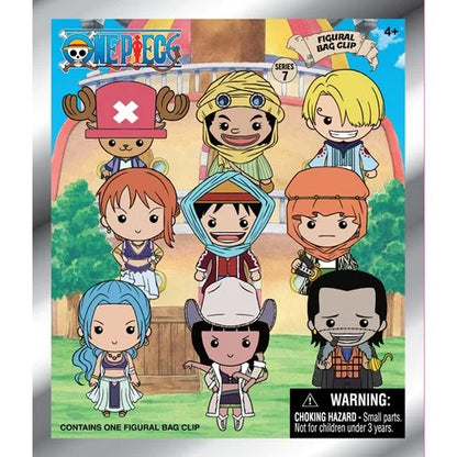 One Piece Alabasta Series 7 3D Foam Bag Clip | Blind Bag