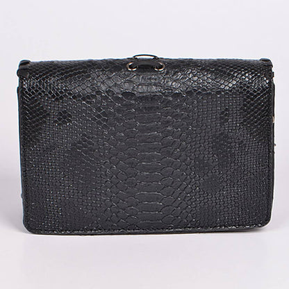 Animal Print Tassel Clutch: Green