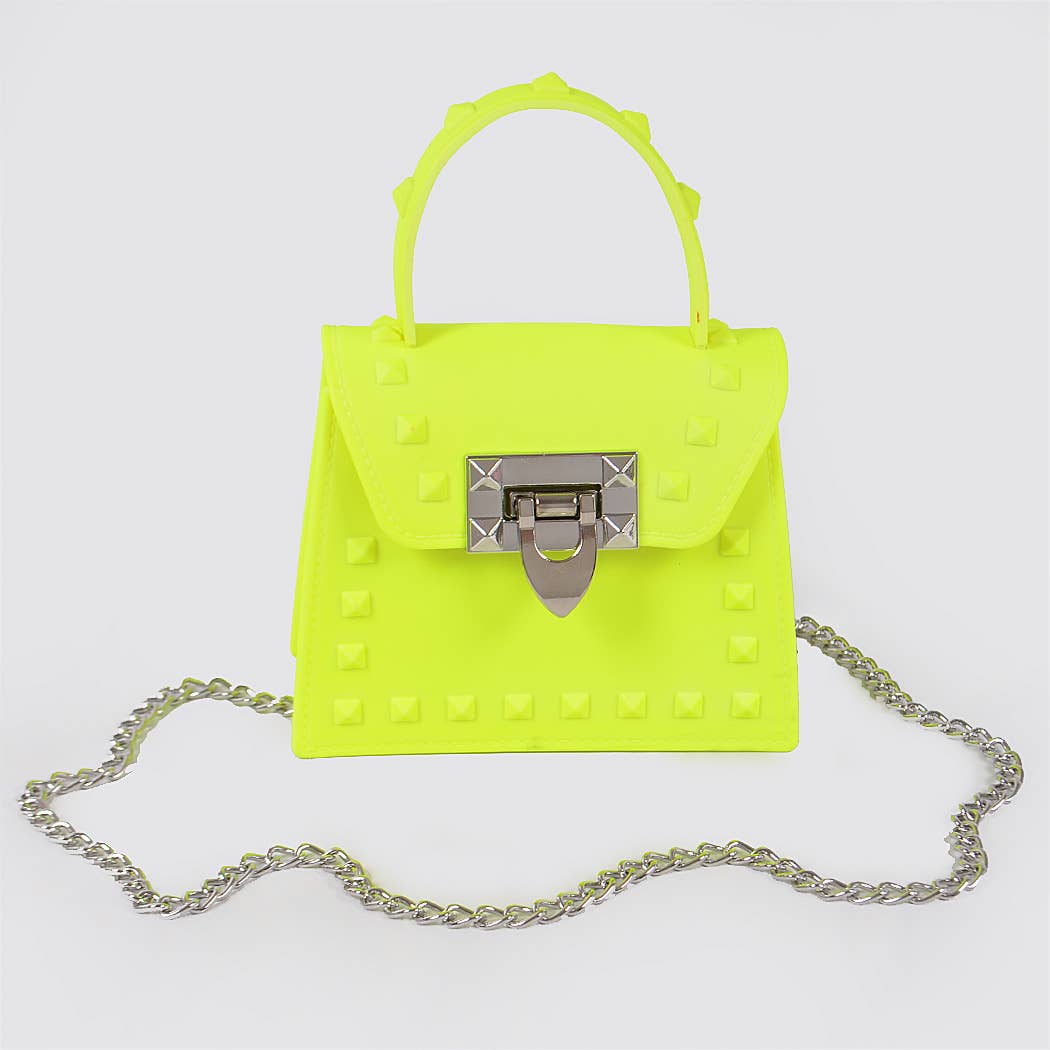 Jelly Mini Handle Bag: Purple