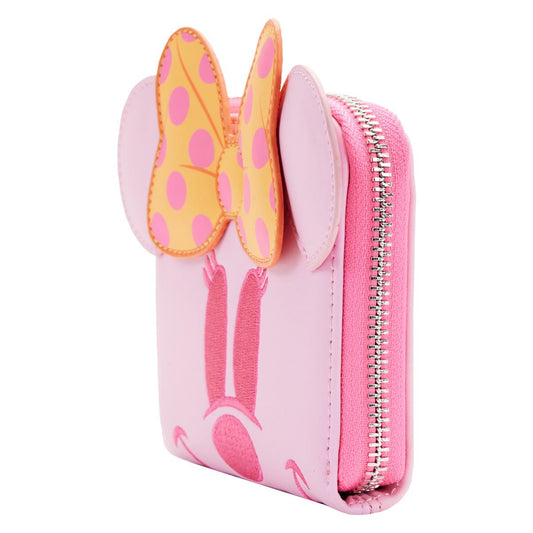 Minnie Mouse Pastel Pink Ghost Minnie Glow-in-the-Dark Zip-Around Wallet - alternate view 2