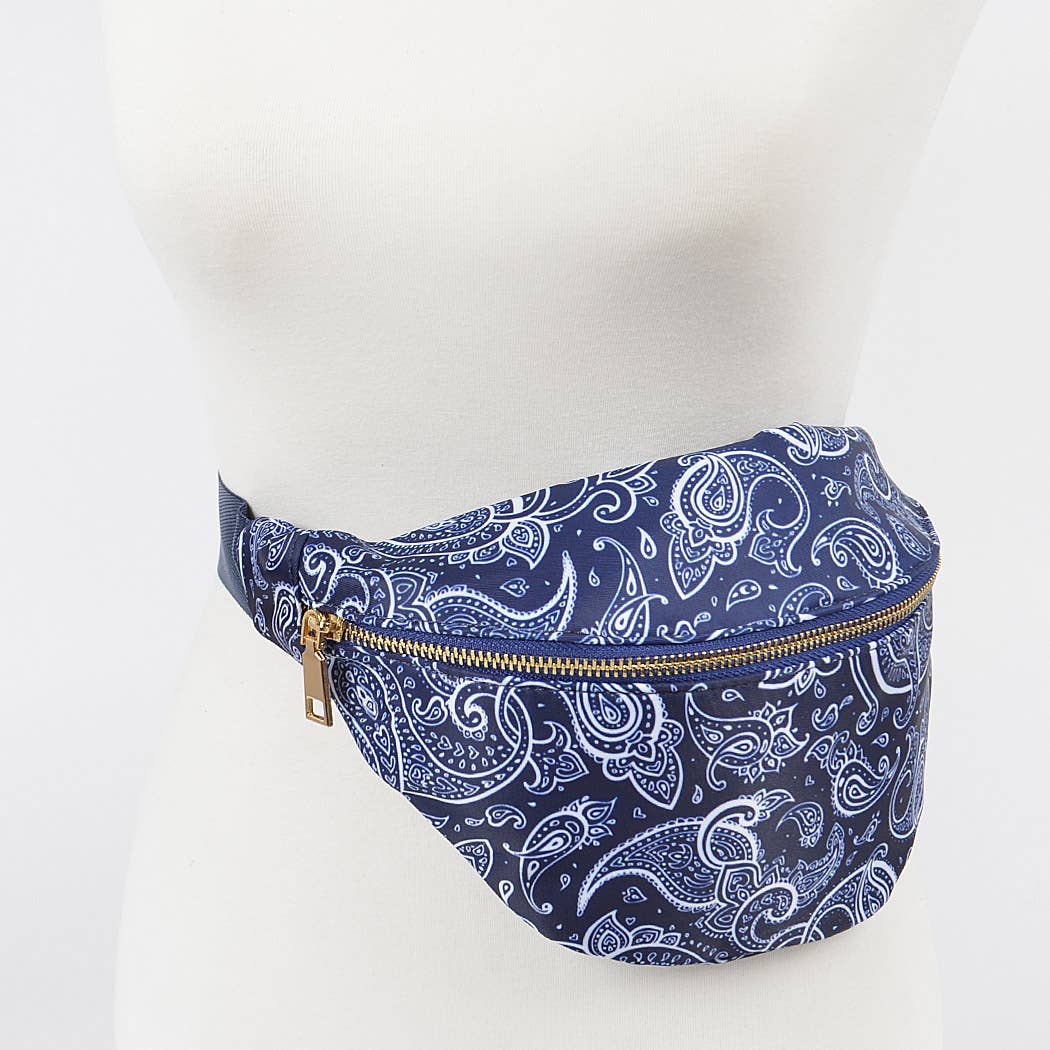 Bandana Fanny Pack: Black