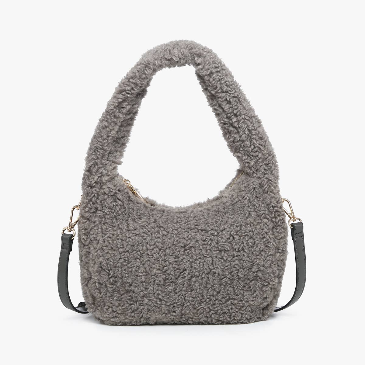 Gabrielle Sherpa Shoulder Bag w/ Strap | M2359 : Off White