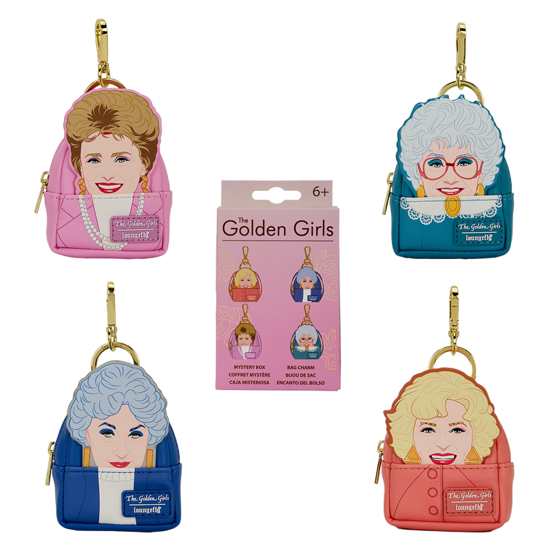 The Golden Girls Mystery Mini Backpack Keychain Bag Charm Loungefly