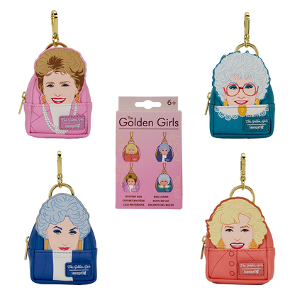 The Golden Girls Mystery Mini Backpack Keychain Bag Charm Loungefly