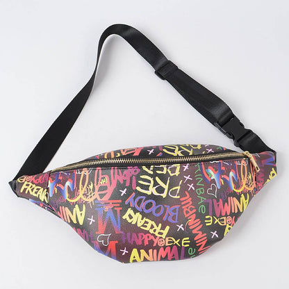 Graffiti Fanny Pack: Multicolor