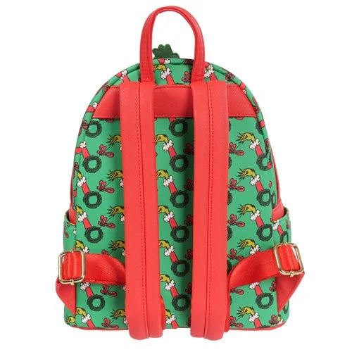 Loungefly How the Grinch Stole Christmas Grinch Christmas Present Mini Backpack - Limited Edition Exclusive