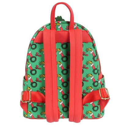 Loungefly How the Grinch Stole Christmas Grinch Christmas Present Mini Backpack - Limited Edition Exclusive