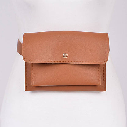 Plain Fanny Pack: Burgundy
