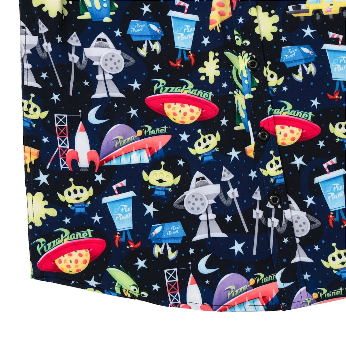 Toy Story "What a Spaceport!" Button-Up Shirt