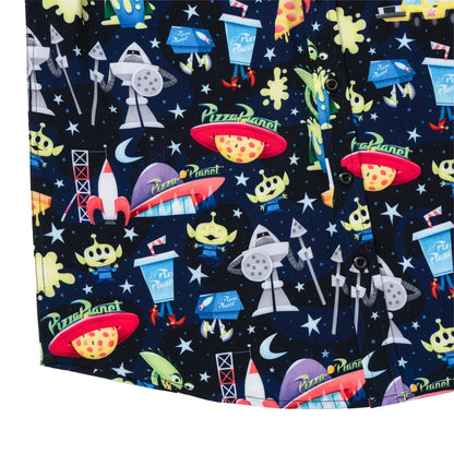 Toy Story "What a Spaceport!" Button-Up Shirt