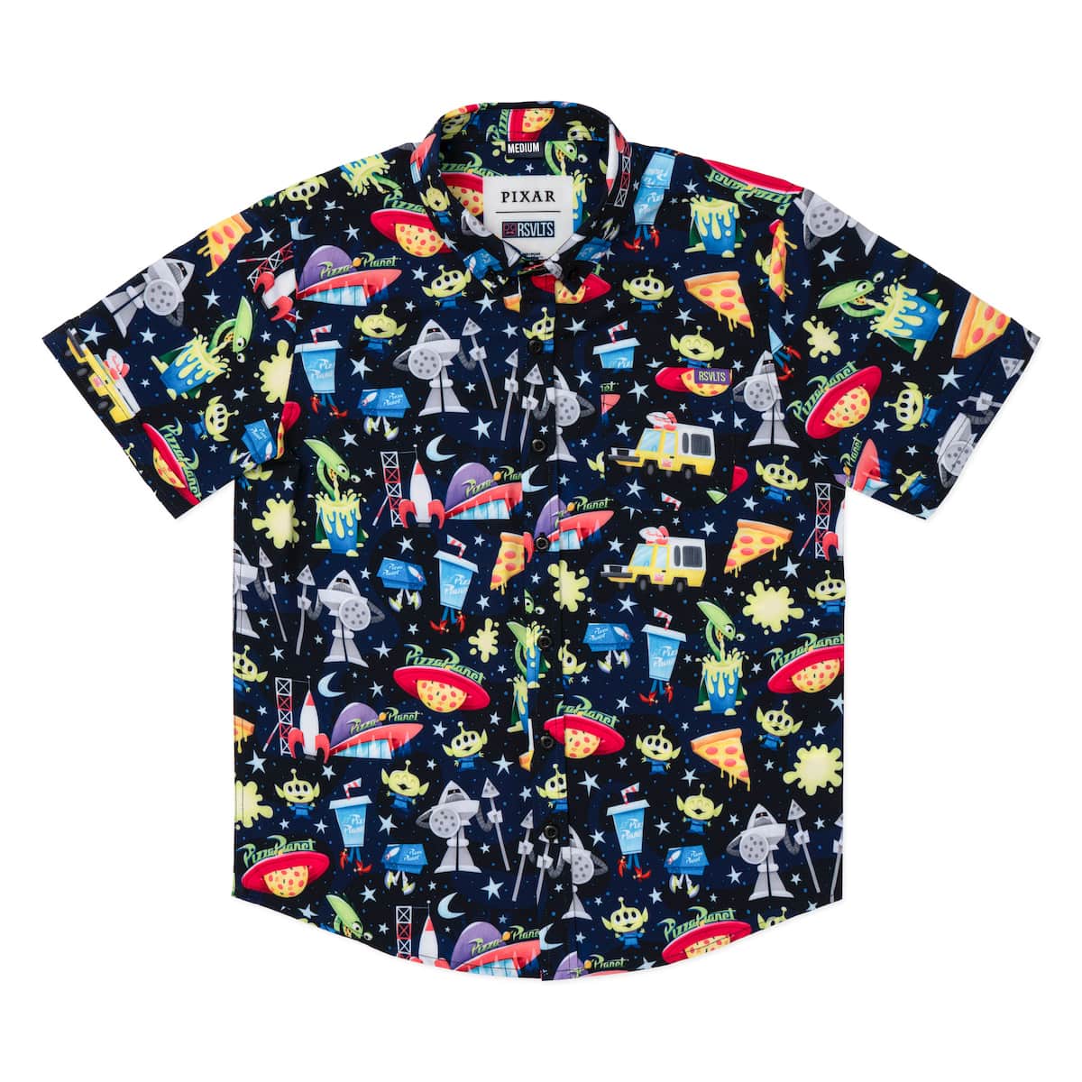 Toy Story "What a Spaceport!" Button-Up Shirt
