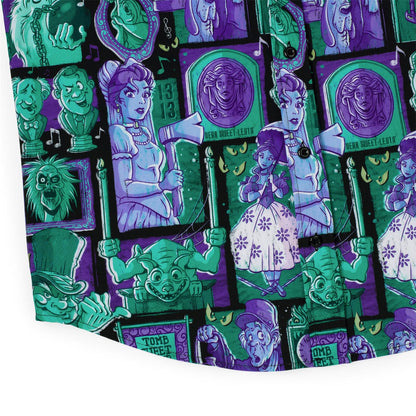 Haunted Mansion "Haunted Houseguests" Button-Up Shirt