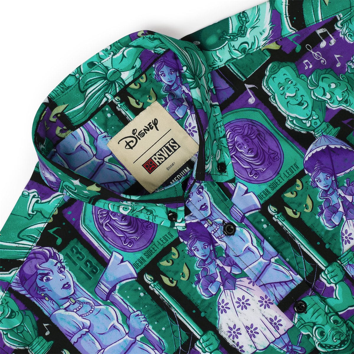 Haunted Mansion "Haunted Houseguests" Button-Up Shirt