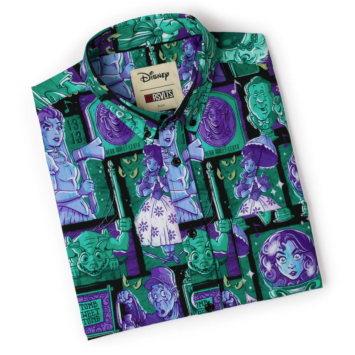 Haunted Mansion "Haunted Houseguests" Button-Up Shirt