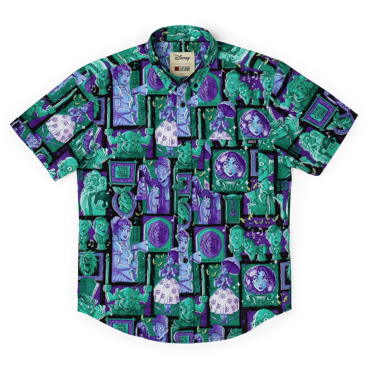 Haunted Mansion "Haunted Houseguests" Button-Up Shirt