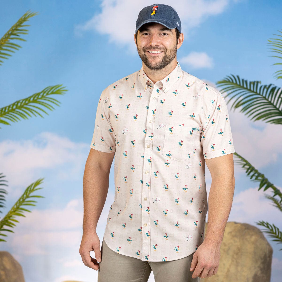 Moana "Heihei and Pua" Button-Up Shirt - alternate view 2