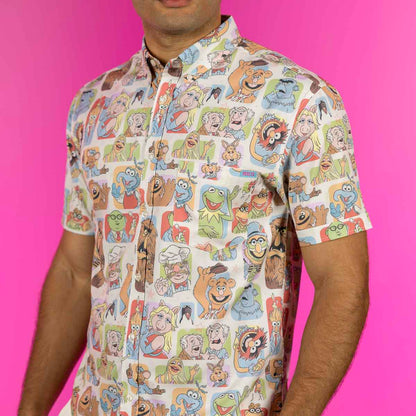 The Muppets "Time to Meet the Muppets" Button-Up Shirt