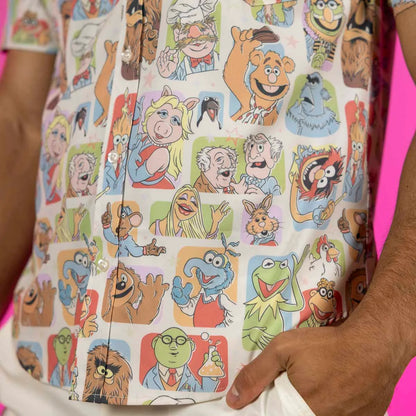 The Muppets "Time to Meet the Muppets" Button-Up Shirt
