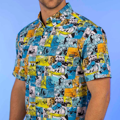 Donald Duck 90th "Birds of a Feather" Button-Up Shirt