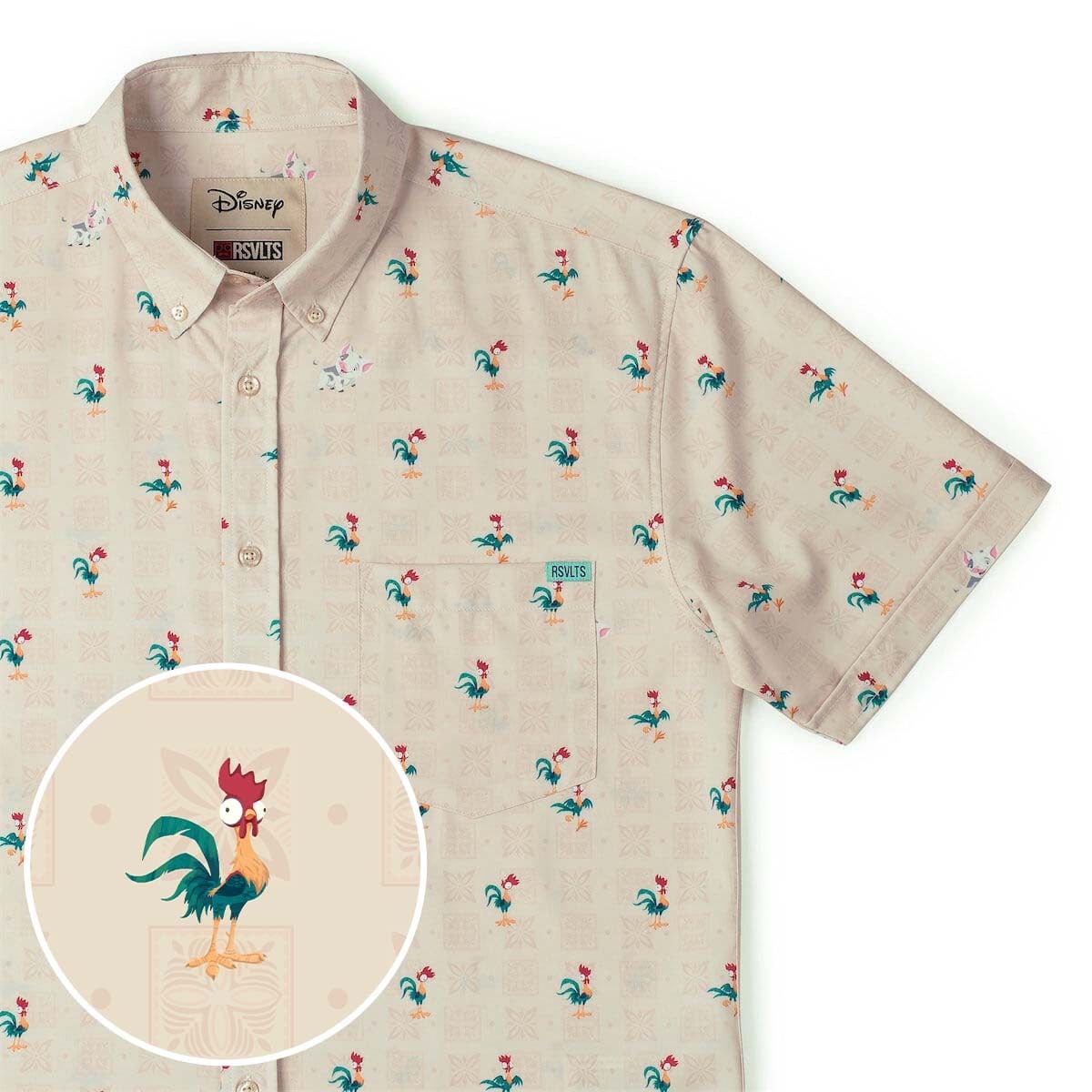 Moana "Heihei and Pua" Button-Up Shirt
