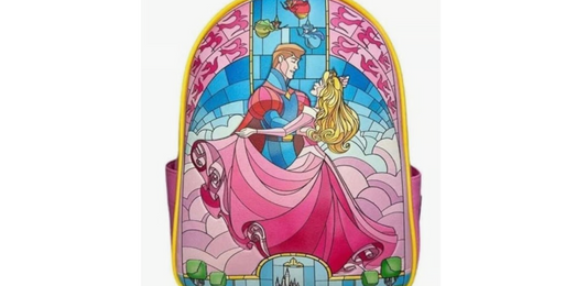 Stained Glass Sleeping Beauty Mini Backpack