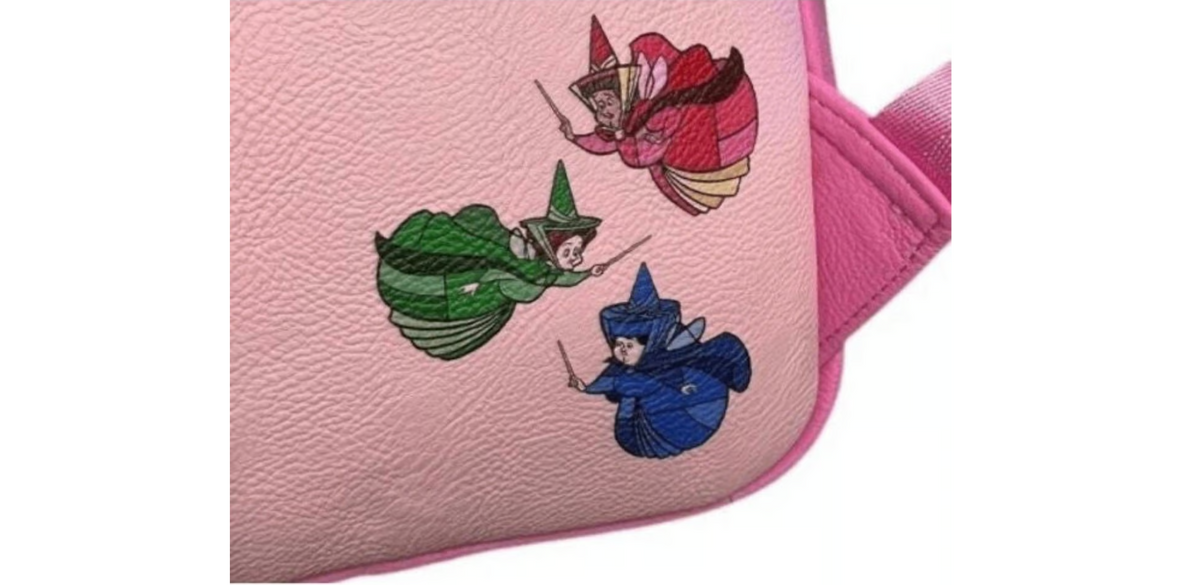 Stained Glass Sleeping Beauty Mini Backpack