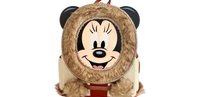 Backpack with a cartoon character design on a white background