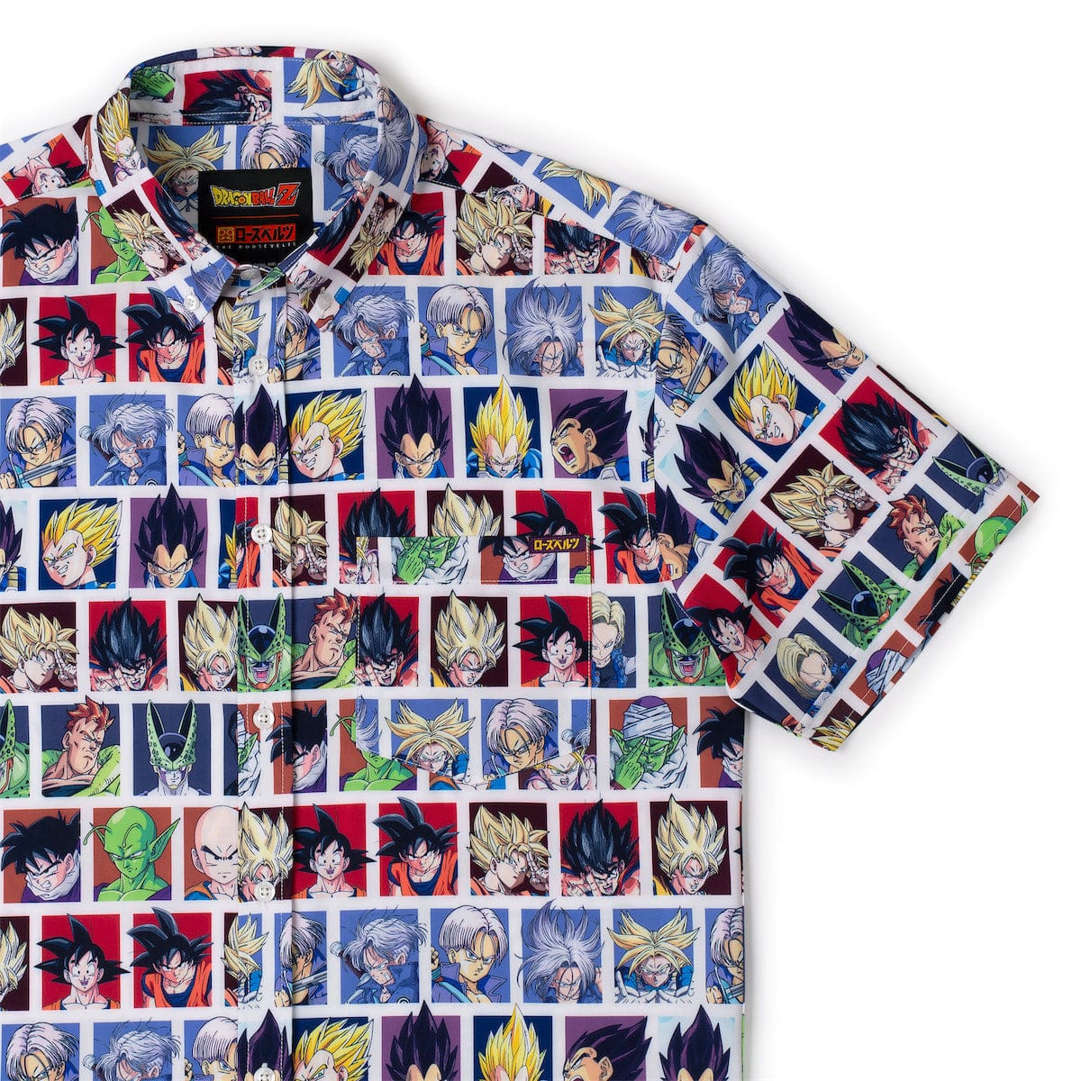 Dragon Ball Z "Heroes and Enemies" Button-Up Shirt